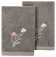 Linum Home Textiles 100% Turkish Cotton STELLA 2PC Emb Fingertip Towel Set