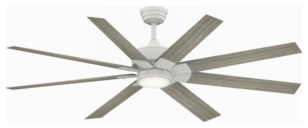 Fanimation Levon Custom-KIT-64-LK Levon Custom 64" 8 Blade Indoor - Matte White