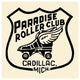 "Paradise Roller Club" Digital Paper Print by Retrorollers, 24"x24"