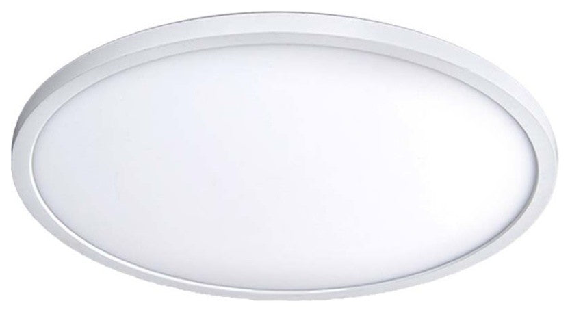 Round LED 15" Flush Mount 3500K, White