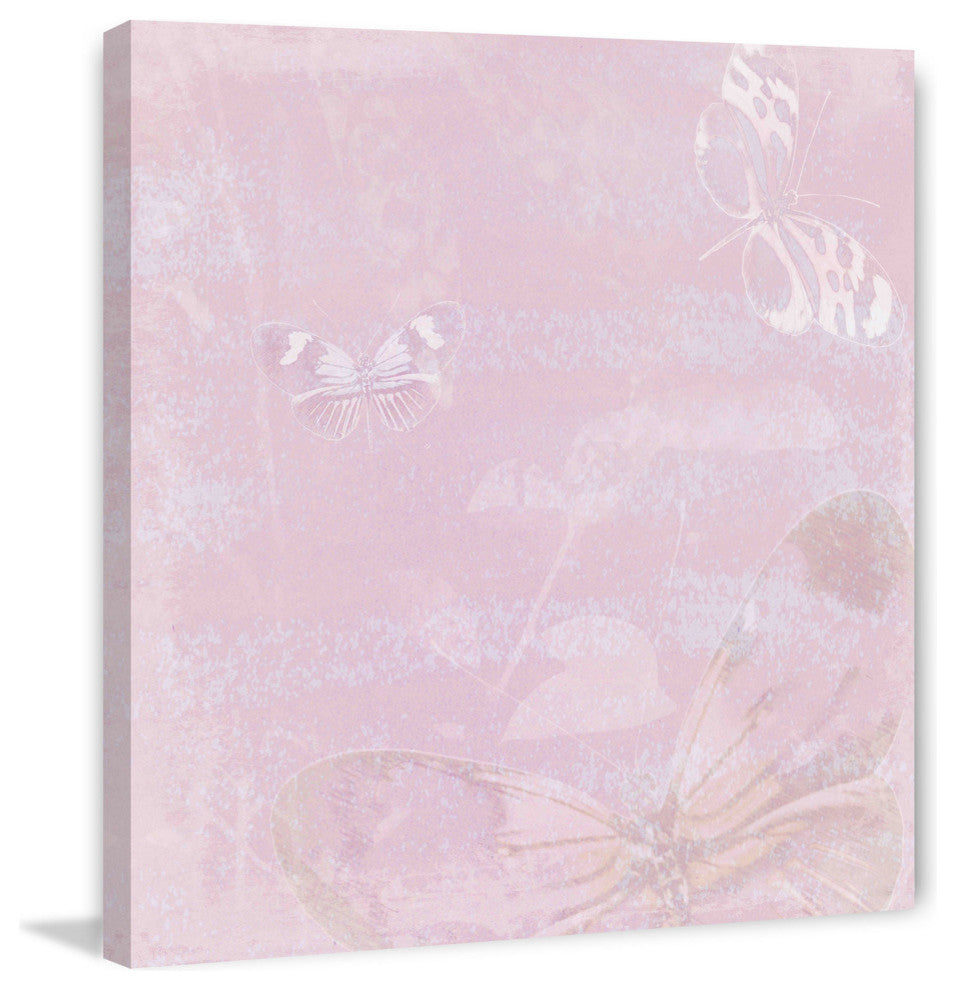 "Butterfly VI" Painting Print on Canvas by Aryai