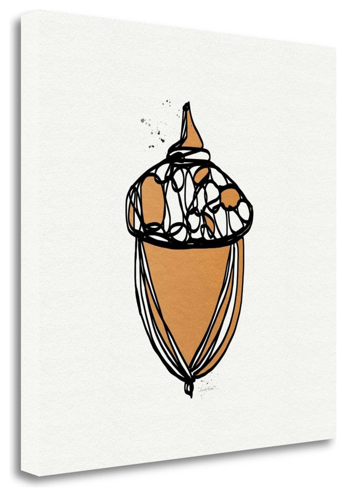 "Acorn" By Linda Woods, Giclee Print on Gallery Wrap Canvas, Ready to Hang