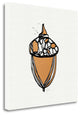 "Acorn" By Linda Woods, Giclee Print on Gallery Wrap Canvas, Ready to Hang