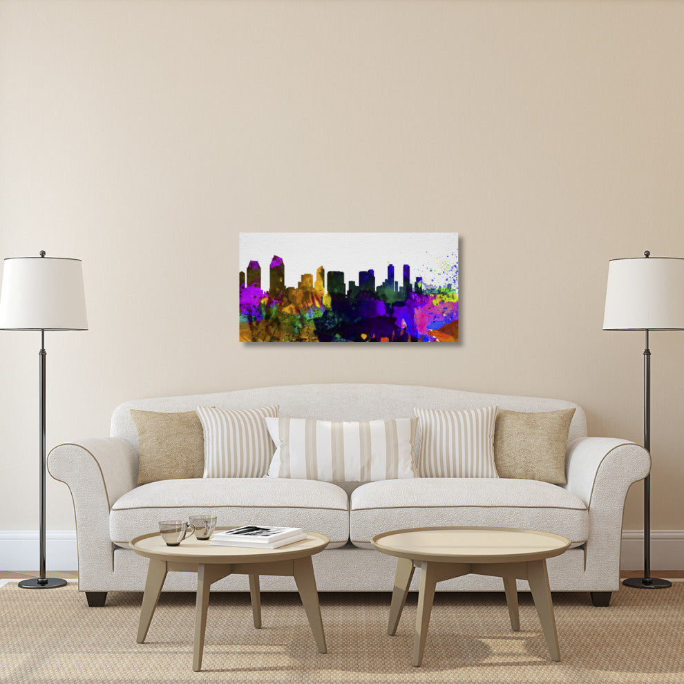 "San Diego City Skyline" Fine Art Print