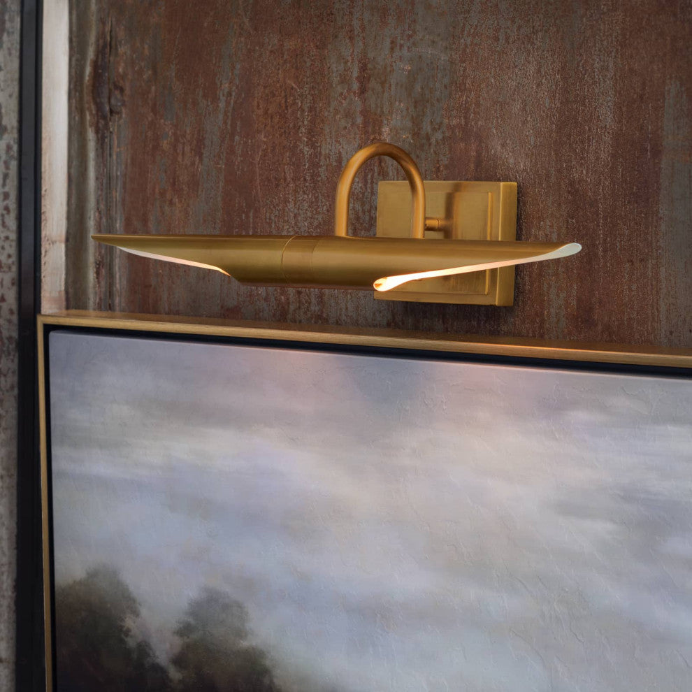 Redford Small Picture Light, Brass