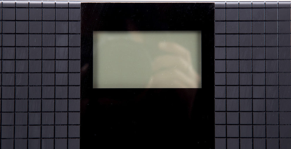Modern Black Digital Body Scale, Black, 11x11"