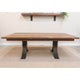 Tabernash Rectangular Barnwood Dining Table, Natural, 42x60, 2 Breadboard Ex
