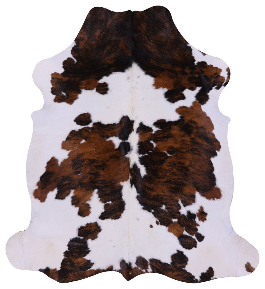 Tricolor Natural Cowhide Rug 7' 2" X 6' 8" C2255