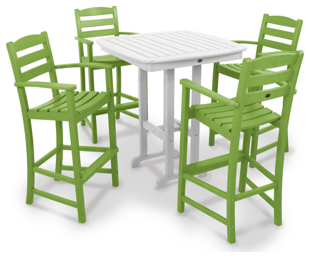 POLYWOOD La Casa Cafe 5-Piece Bar Set