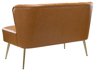 47" Comfy Loveseat, Camel