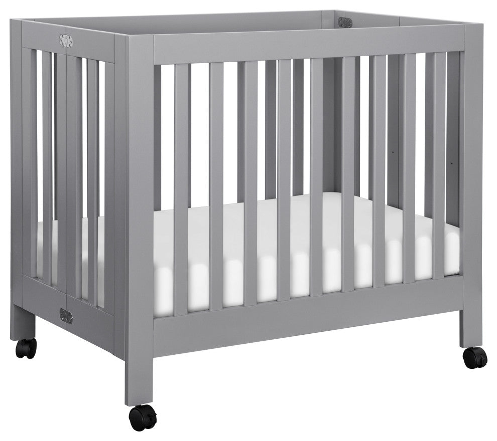 Origami Mini Crib, Gray