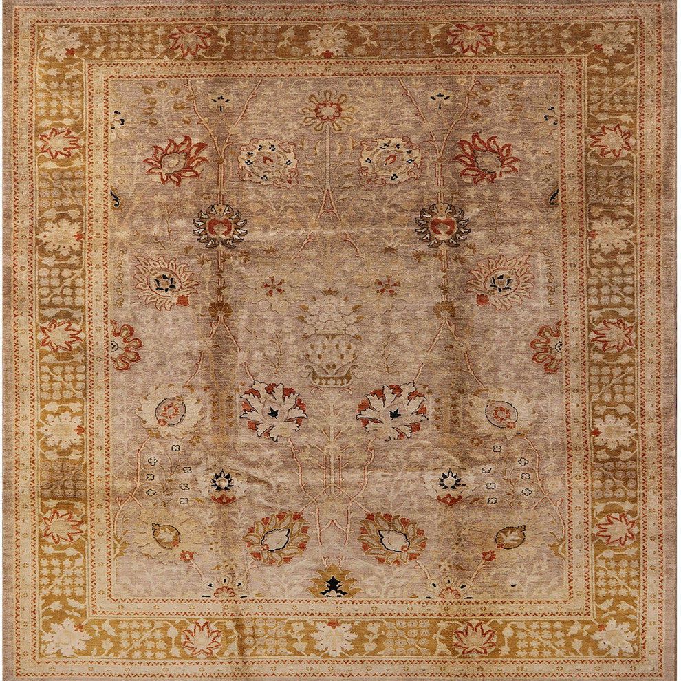 Ahgly Company Indoor Square Mid-Century Modern Area Rugs, 6' Square