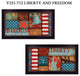 "Liberty and Freedom" Collection By Marla Rae, Printed Wall Art, Black Frame