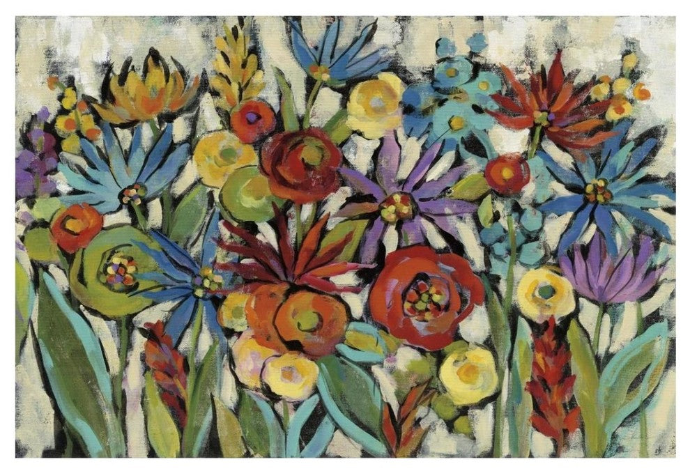 "Confetti Floral I" Digital Paper Print by Silvia Vassileva, 20"x14"
