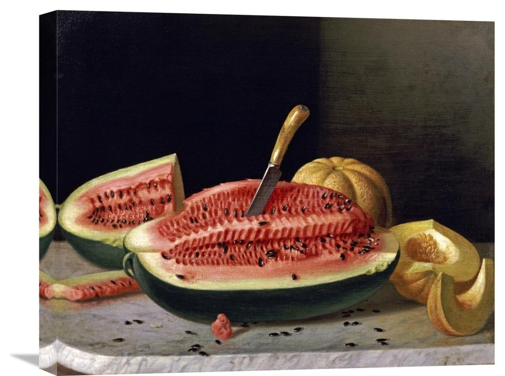 "Ripe Melons" Stretched Canvas Giclee by John F. Francis, 22"x18"