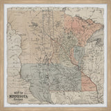 "Minnesota Plan" Framed Painting Print, 24x24