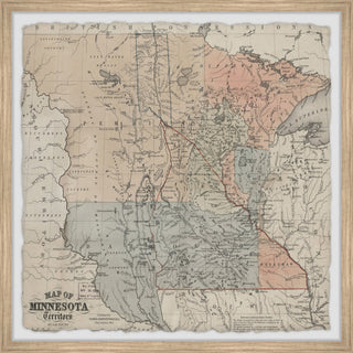 "Minnesota Plan" Framed Painting Print, 24x24