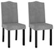 vidaXL Dining Chairs 2 pcs Light Gray Velvet