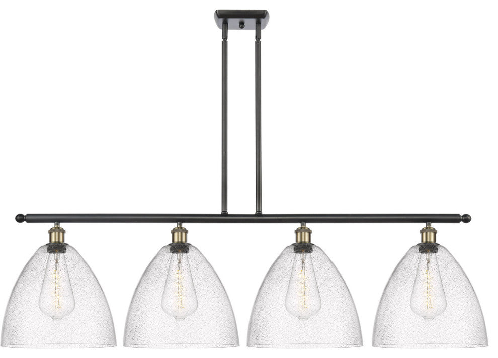 Innovations 516-4I-BAB-GBD-124 4 Light Island Light, Black Antique Brass