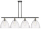 Innovations 516-4I-BAB-GBD-124 4 Light Island Light, Black Antique Brass