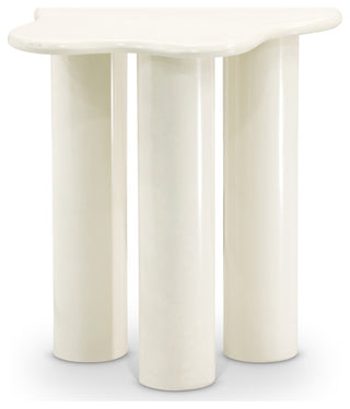 Romaine Coffee / End Table, Cream, End Table