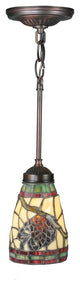 Meyda lighting 106294 5" Wide Tiffany Pinecone Mini Pendant