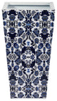 Nearly Natural 0831-S1 18 Oriental Blue and White Classic Metal Planter