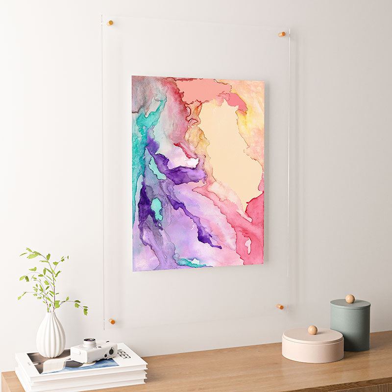 Rosie Brown Color My World Floating Acrylic Print