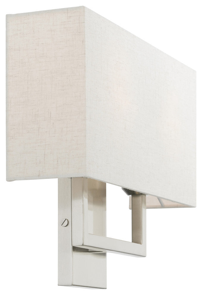 Pierson 2 Light Brushed Nickel ADA Sconce