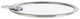 Cristel Strate Flat Glass Lid, 11 Inches