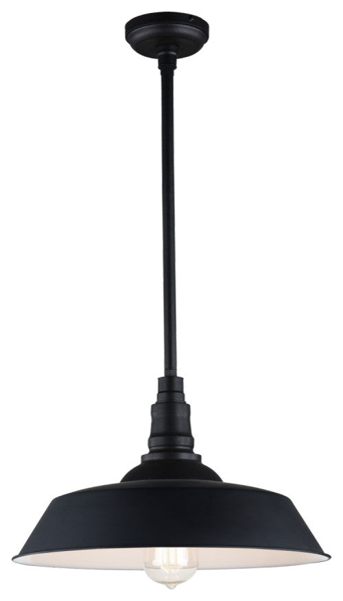 Matteo Lighting Scacchi Series Traditional Pendant, Gray Finish
