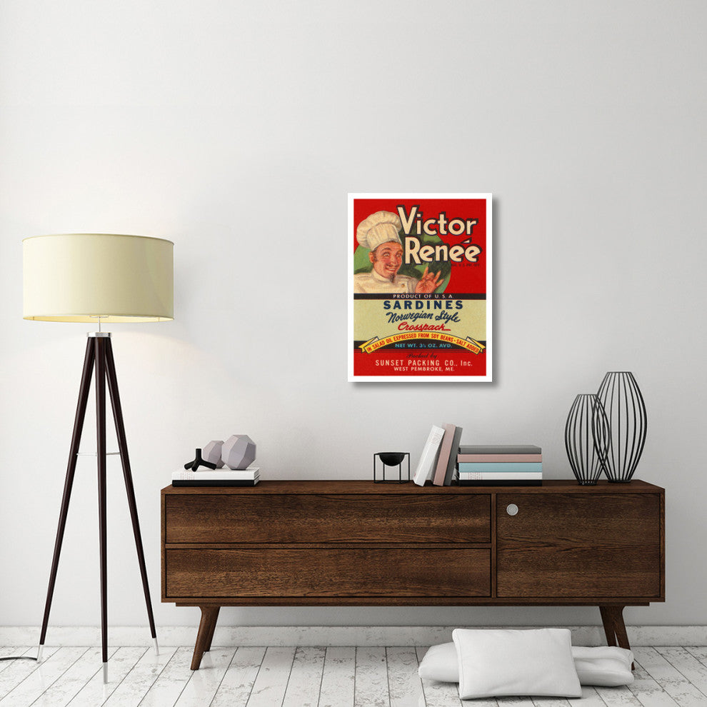 "Victor Renee Sardines" Digital Paper Print by Retrolabel, 25"x32"