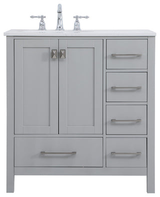Isabel Grey 32" Single Sink Bathroom Vanity