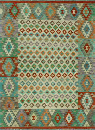 Sangat Kilim Annice Ivory/Rust Rug, 6'0x8'0