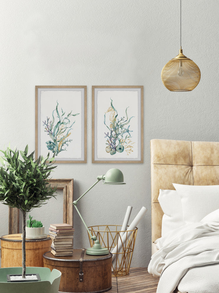 Underwater Garden Diptych, 2-Piece Set, 30x45 Panels