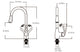 Kitchen Dual Sensor Automatic Touch Controlled Faucet, Stainless Steel