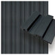 Waterproof Slat Panel, Black, Sample