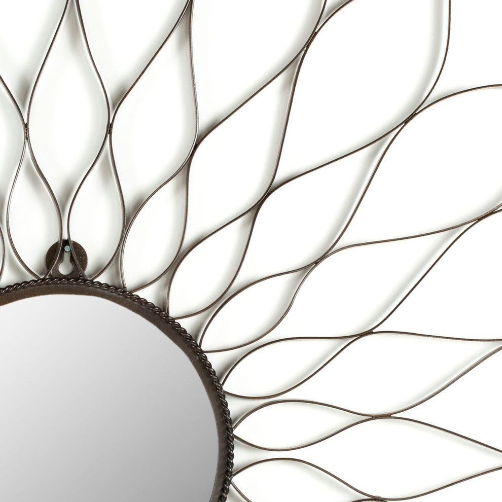 Safavieh Flower Mirror, Rstc Powder Coated