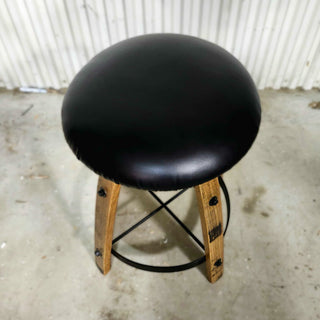 Swivel Barrel Stool, 25" High, Backless