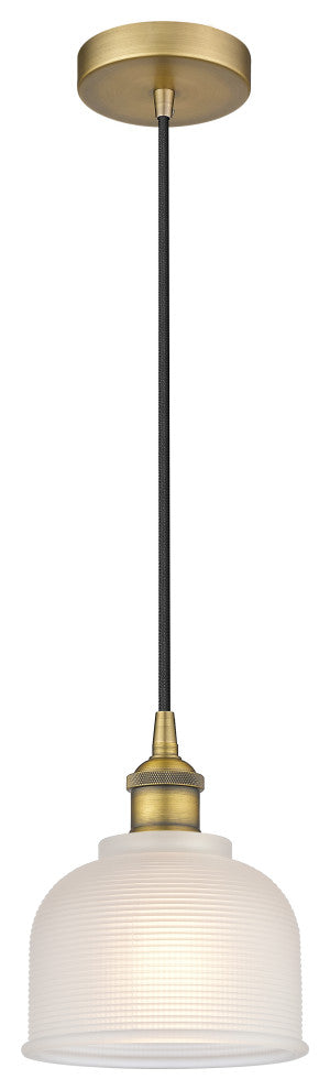 Innovations 616-1P-BB-G411-LED 1-Light Mini Pendant, Brushed Brass