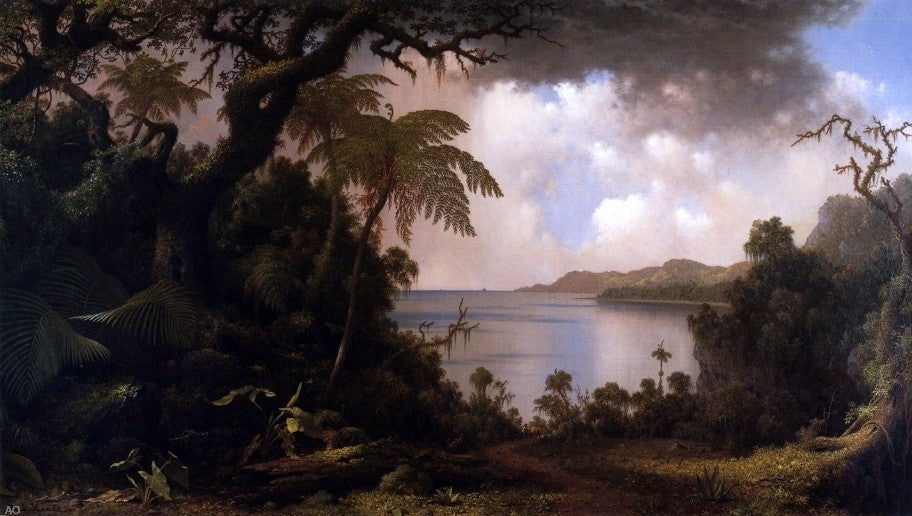 Martin Johnson Heade View from Fern-Tree Walk Jamaica Wall Decal