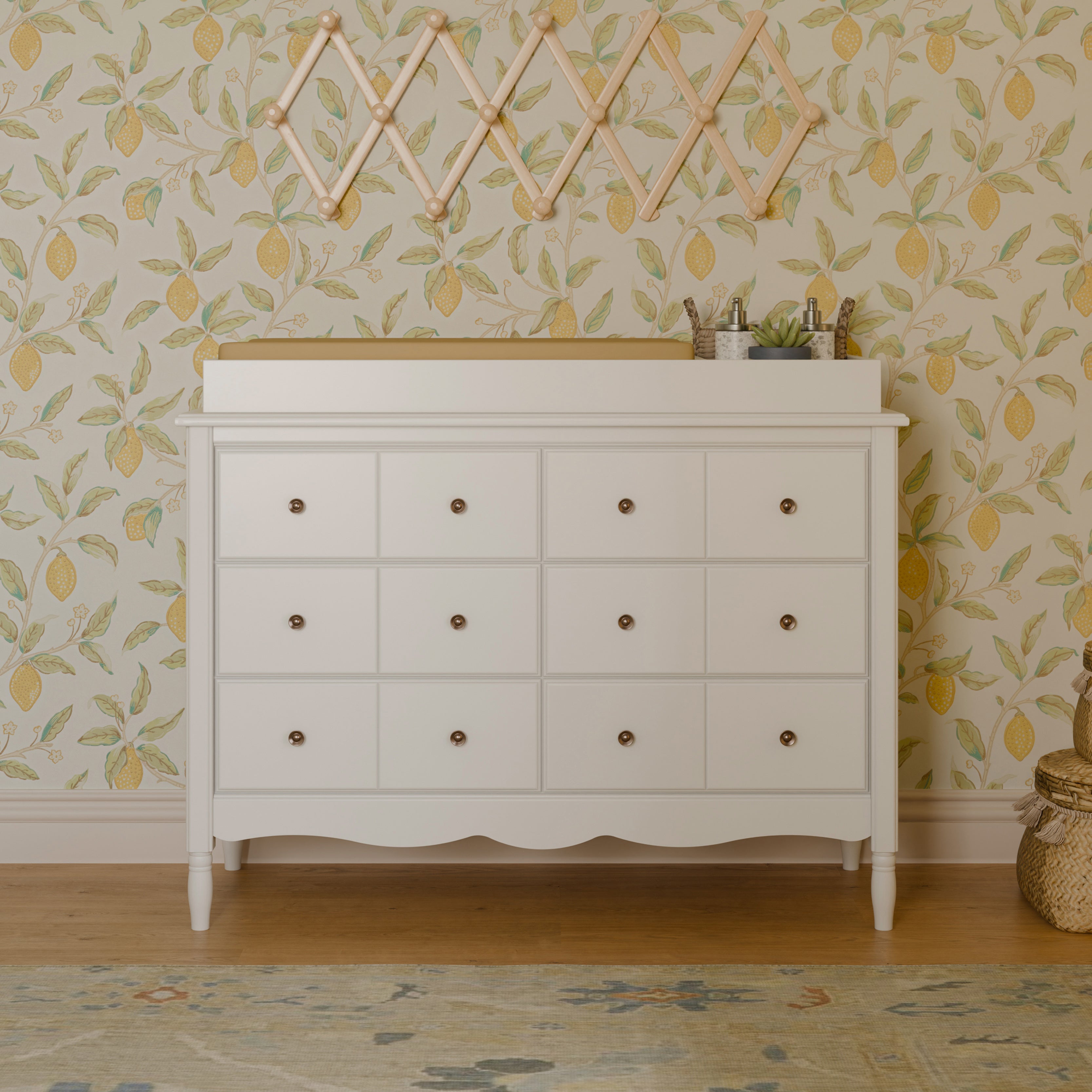 Liberty 6-Drawer Assembled Dresser, Warm White