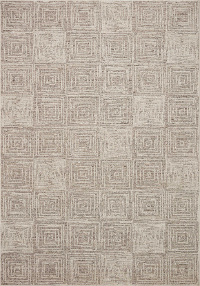 Loloi II Darby Beige / Grey 18" x 18" Sample Rug