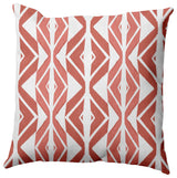Diamond Graffiti Outdoor Pillow, Brown, 14"x20"