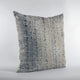 Plutus Blue Mixed Stripe Luxury Throw Pillow, 20"x26"