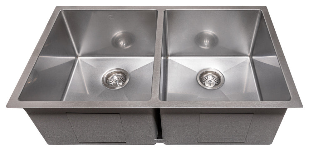 33" Anton Undermount Kitchen Sink  Fingerprint Resistant Stainless Steel