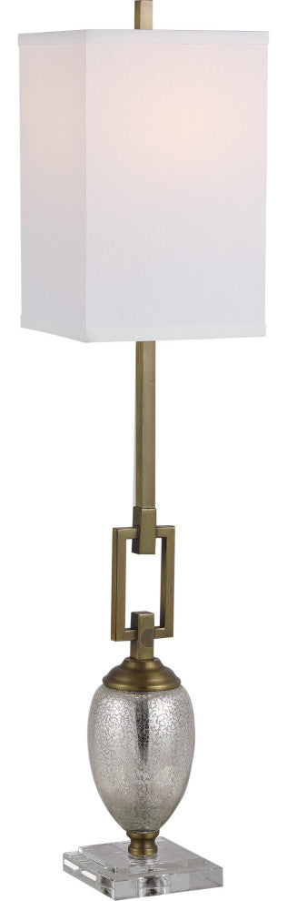 Uttermost Copeland Mercury Glass Buffet Lamp, Coffee Bronze