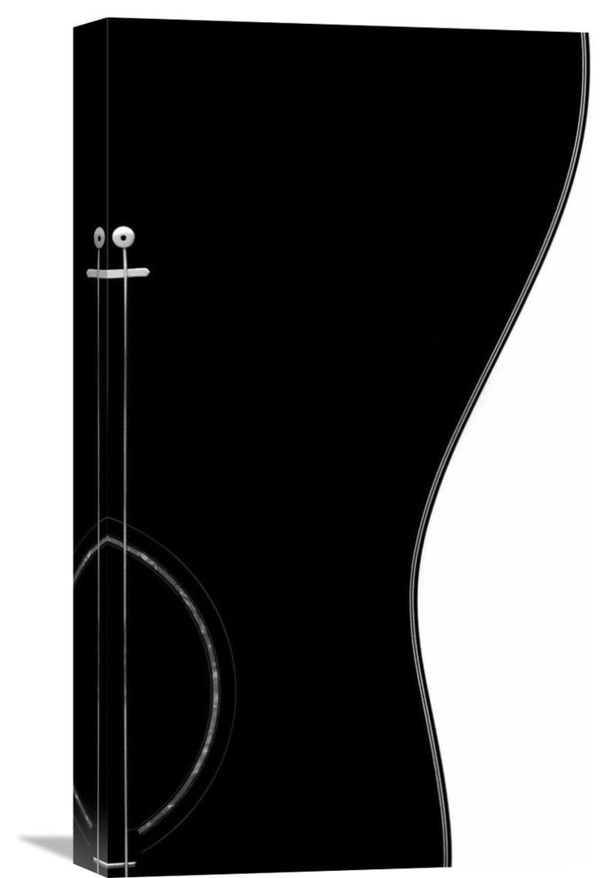"Guitar" Stretched Canvas Giclee by Wagdi Kala, 18"x22"
