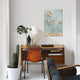 "Blue Moves II" by Chris Donovan, Canvas Print, 26"x18"