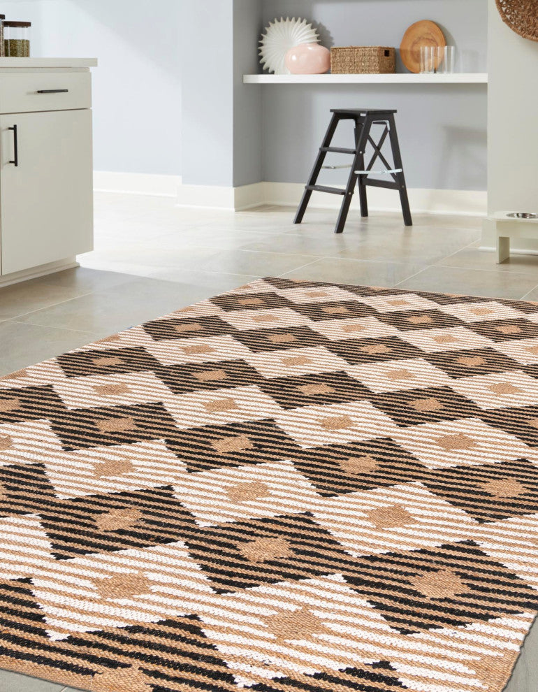 Contemporary Rectangle Area Rug 10'x13'11" Jacqueline Collection